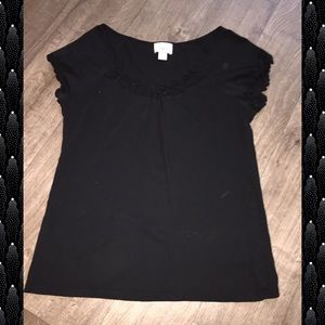 💜Ann Taylor Loft Tee size Large